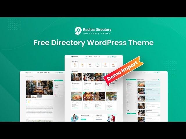 Radius Directory – Free Directory WordPress Theme [Demo Installation]