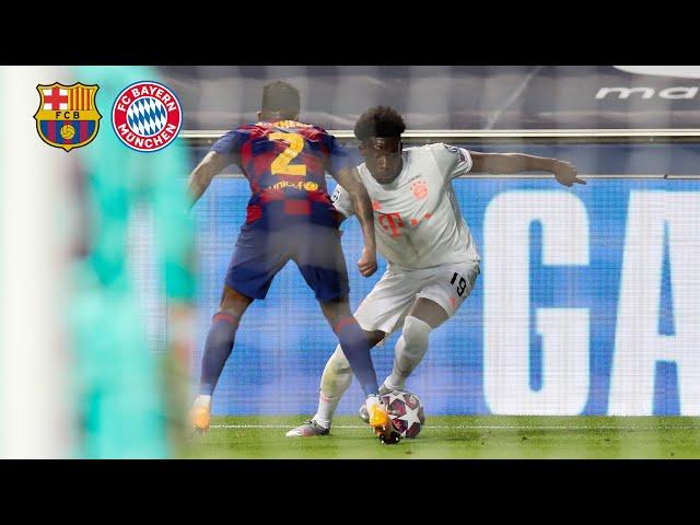 Alphonso Davies' outstanding assist vs. Barcelona