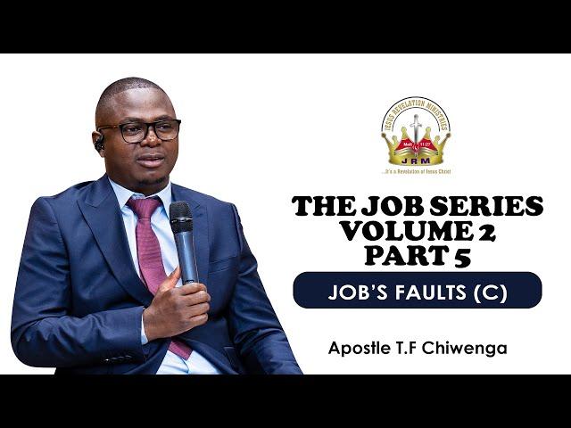 The Job Series Vol 2 Part 5:Job's Faults (C)| Apostle T.F Chiwenga | Sunday Service | 11 August 2024