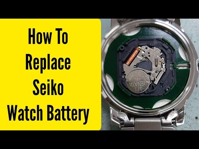 How To change replace seiko watch battery | Watch Repair Channel | SolimBD
