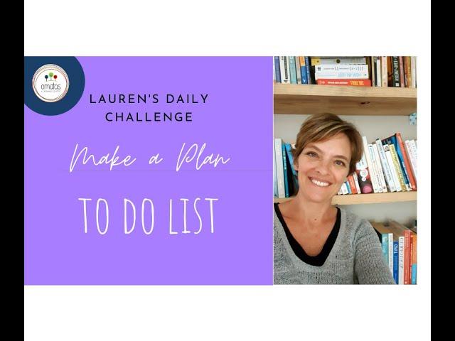 Lauren's Challenge | Making a Plan - Step 2