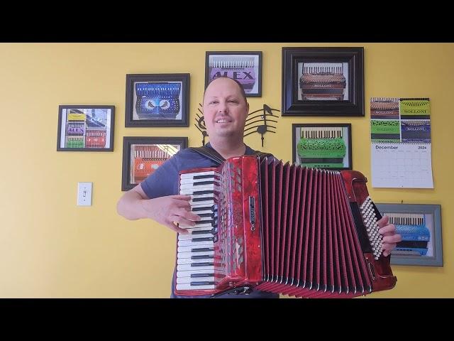 Bugari 115, pre-owned 2023 model & like new!  $3,200 (Carnegie Accordion Company - Pittsburgh, PA)