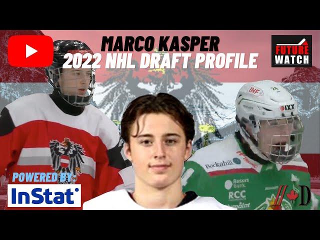 Marco Kasper 2022 NHL Draft Profile