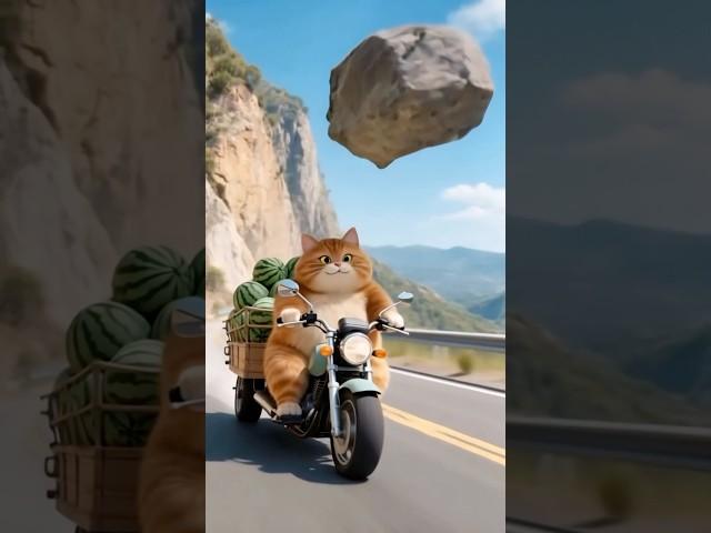The unlucky orange cat!#funny #funnyshorts #cat #catlovers #cartoon #trendingshorts