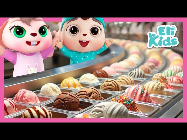 Ice Cream Factory Fun | Eli Kids Songs & Cartoons