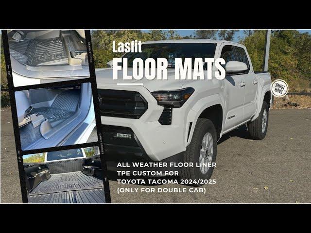 Lasfit Floor Mats and Bed Liner for 2024-2025 4TH GEN Toyota Tacoma. High quality!