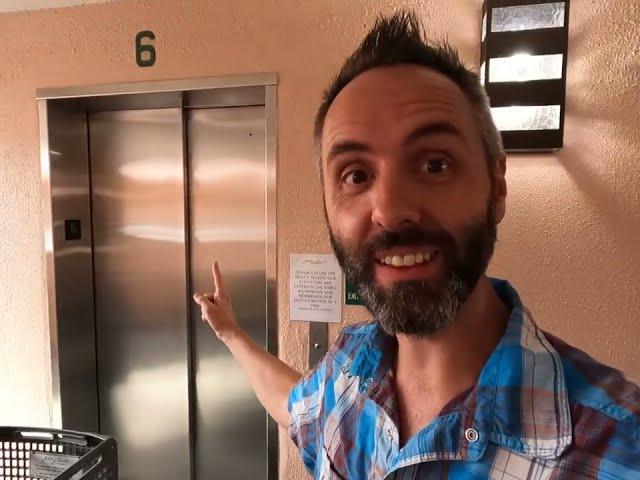 Riding the Elevators at Jetty East Condominiums in Destin, FL