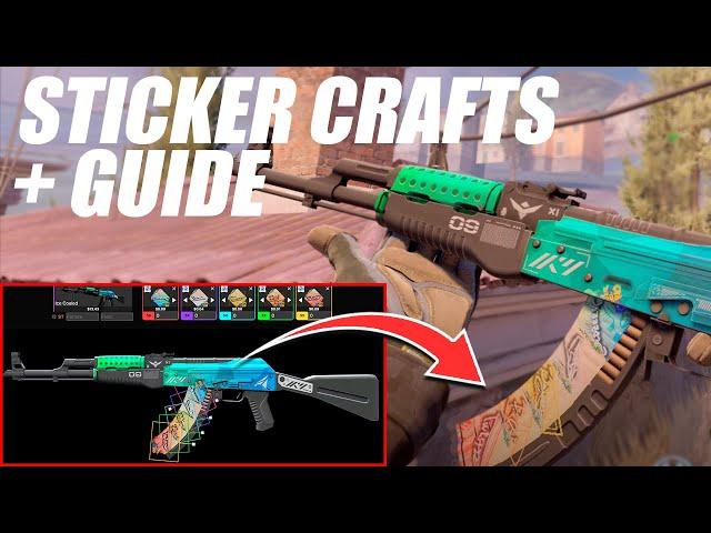 Sticker Crafts After Update (+Guide For Sticker Crafts) #cs2  #counterstrike2  #cs2clips #csgo