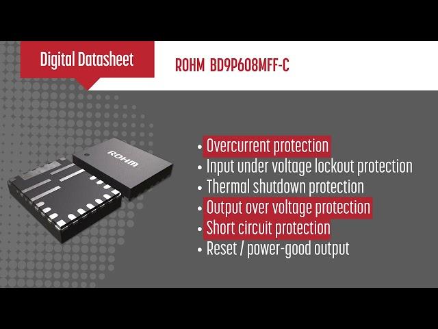 BD9P608MFF-C Nano Pulse Control™ | ROHM Semiconductor