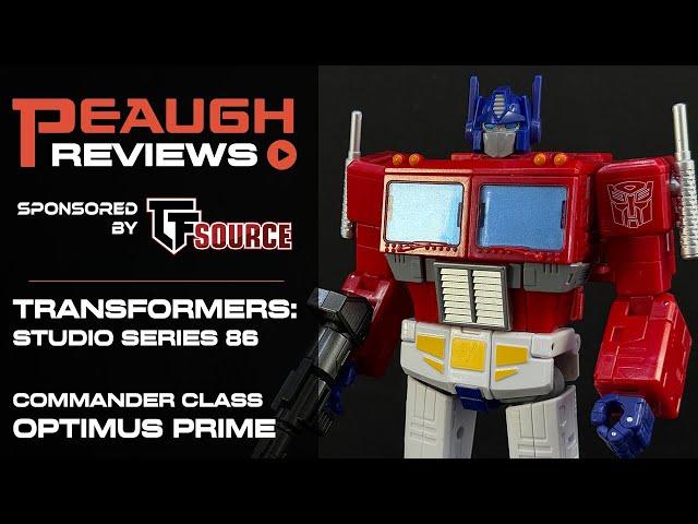 Video Review: Transformers Studio Series 86 - Commander Class OPTIMUS PRIME