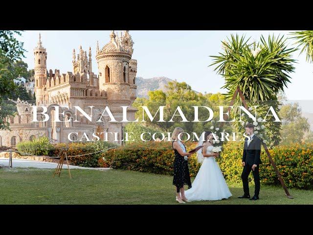 Elopement at the Castle Colomares Benalmadena, Spain