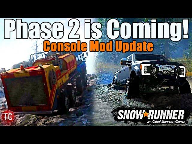 SnowRunner: PHASE 2 IS COMING IN NOVEMBER! NEW CONSOLE MOD UPDATE!!