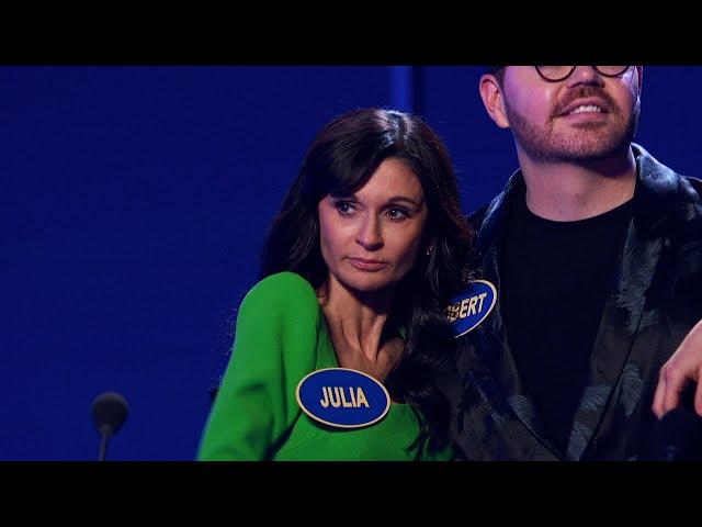 'My Unorthodox Life' Stars Julia Haart and Shlomo Haart Play Fast Money - Celebrity Family Feud