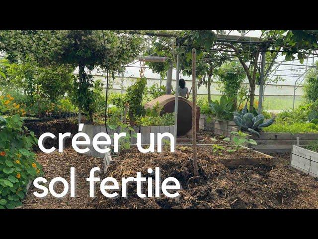 2 bonnes nouvelles par Charles du Bec Hellouin pour créer du sol et lui donner de la fertilité