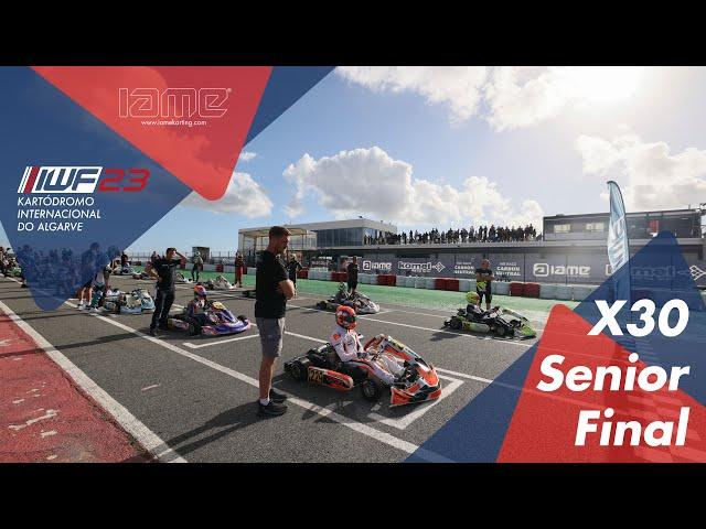 IWF23 X30 Senior full final race replay