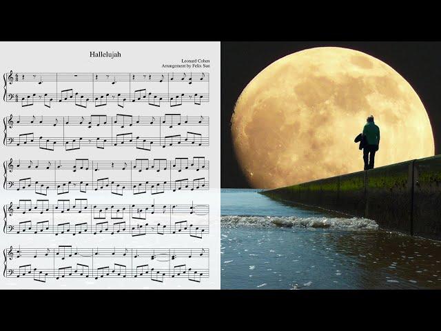 Hallelujah Piano Sheet Music - Leonard Cohen (Performance and Arrangement by Felix Sun)