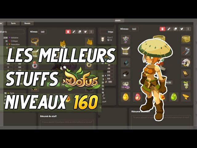 DOFUS - LES MEILLEURS STUFFS 160 POUR LES PAUVRES  ET LES RICHES ! 