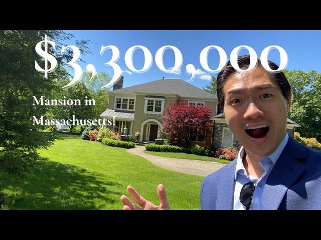 Inside a $3.3 million LUXURY home in the suburbs of Boston!