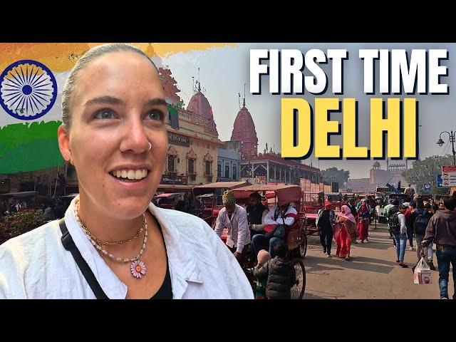 Our FIRST DAY in INDIA SHOCKED US!  (First impressions of DELHI)