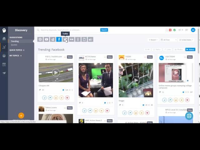 [Demo] ContentStudio - Content curation and social media marketing tool