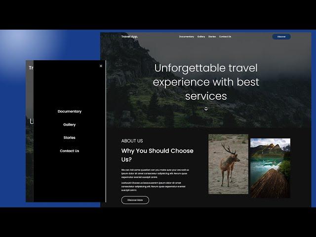 Master Creating Travel Agency Website Design Using HTML , CSS And JavaScript