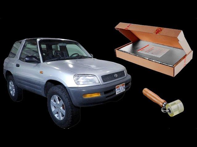 Installing sound deadening insulation 1997 Toyota RAV4 (episode 20)