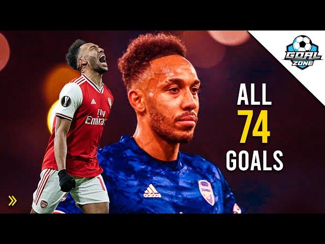 Pierre-Emerick Aubameyang - All 74 Goals for Arsenal