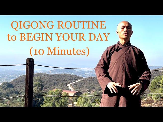 HEAL Lower Back, Shoulders, Hips | Qigong Daily Routine to BEGIN YOUR DAY (10 Min)