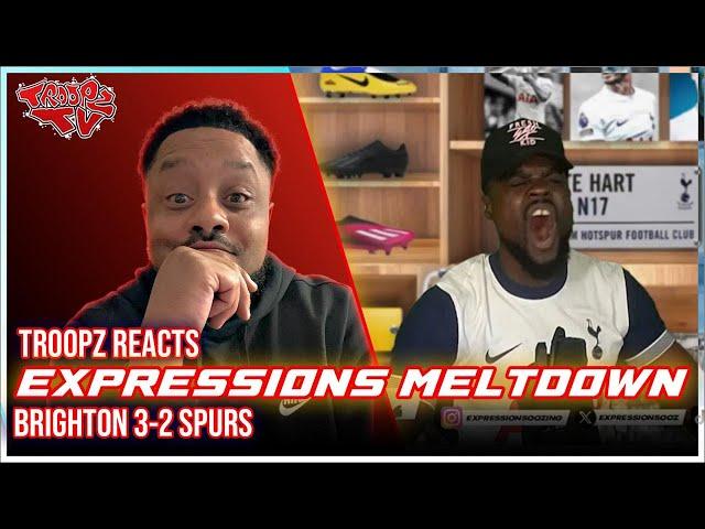  TROOPZ REACTS TO EXPRESSIONS WATCHALONG MELTDOWN & MATCH REACTION RANT | BRIGHTON 3-2 SPURS