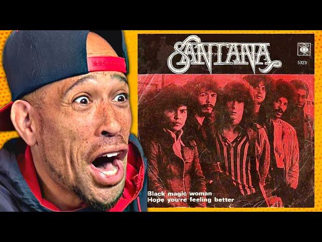 Rapper FIRST time REACTION to Santana - Black Magic Woman! This is wild...