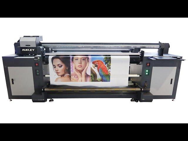 Audley 1.8m 4 or 6 Epson i3200 Heads UV Hybrid Printer