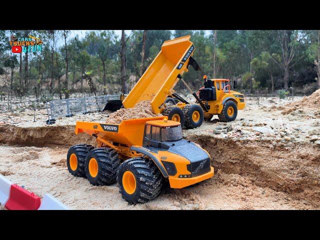 RC Construction | Double E, Tamiya G6-01 Tipper Mod | Volvo Dump, Excavator, Hauler | Cars Trucks