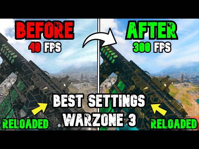 BEST PC Settings for Warzone 3 SEASON 4! RELOADED (Optimize FPS & Visibility)