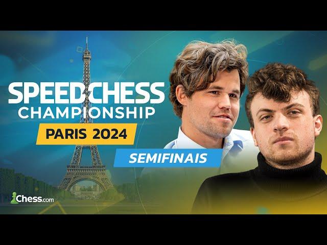 O duelo mais esperado DO ANO! Magnus Carlsen vs Hans Niemann - Speed Chess Championship 2024