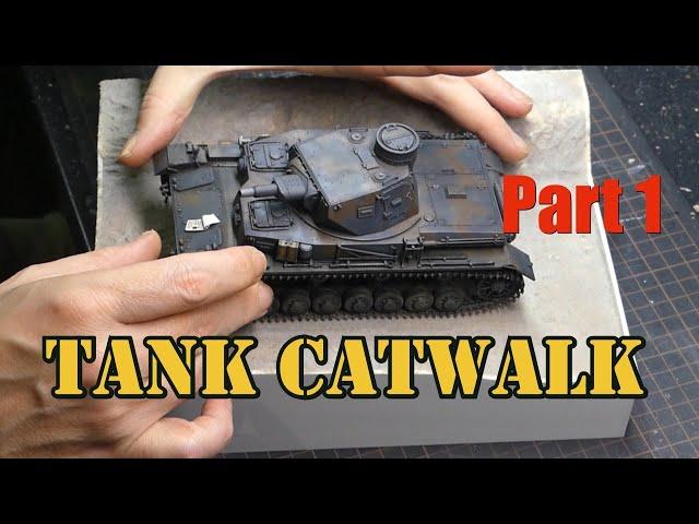 Construction of a universal display diorama for 1/35 tanks - Part 1