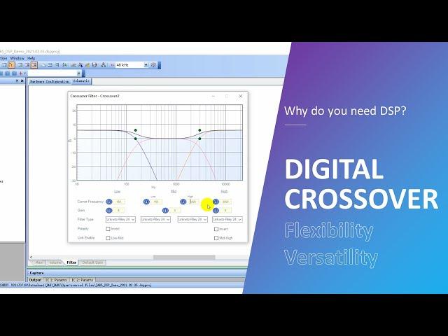 Why do we need DSP | Digital Crossover | EQ WONDOM JAB APM SigmaDSP ADAU1701 ADAU1452 Analog Devices