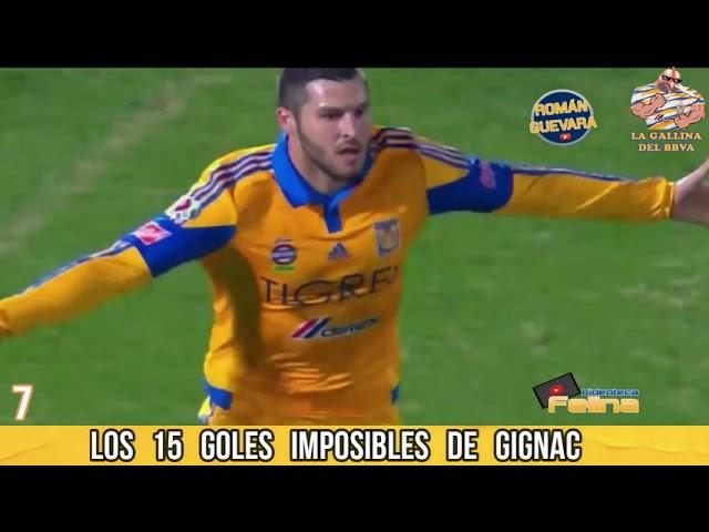 Los mejores 15 goles de Gignac en Tigres 