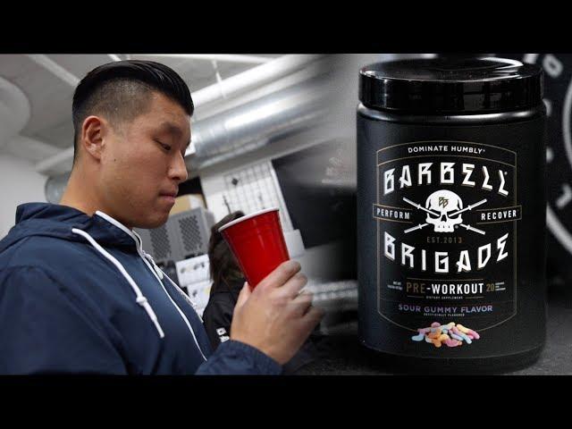 BARBELL BRIGADE PRE WORKOUT TASTE TEST