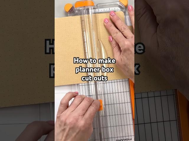 Planner Tip - using paper to create reverse box cut outs! Happy Planner