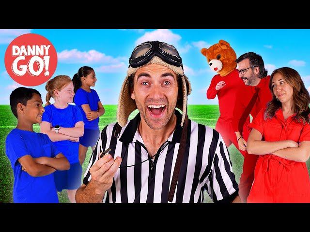 Kids Vs. Adults Freeze Dance Game!  | Brain Break | Danny Go! Songs for Kids