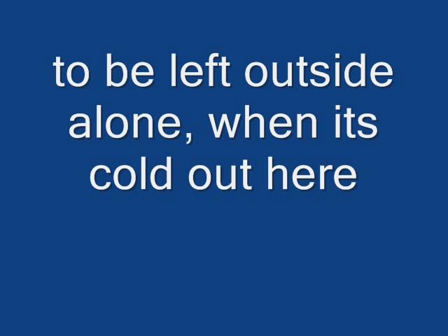 Anastacia - Left outside alone Lyrics