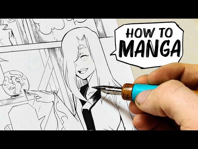 How to draw a Manga Page | Drawlikeasir