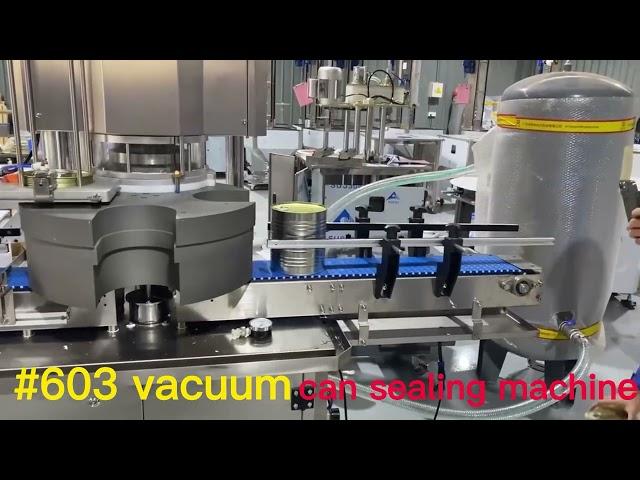 603# Vacuum Can Sealing Machine,Dia153mm Can Seaming Machine with Vacuum,Vacuum Sealer Machine(2024)