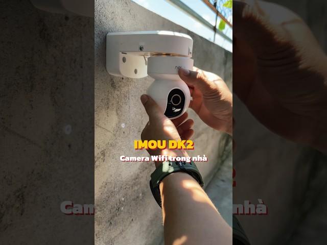 Camera wifi trong nhà rõ nét tầm nhìn ban đêm tích hợp báo động còi hú phát hiện con người Imou DK2