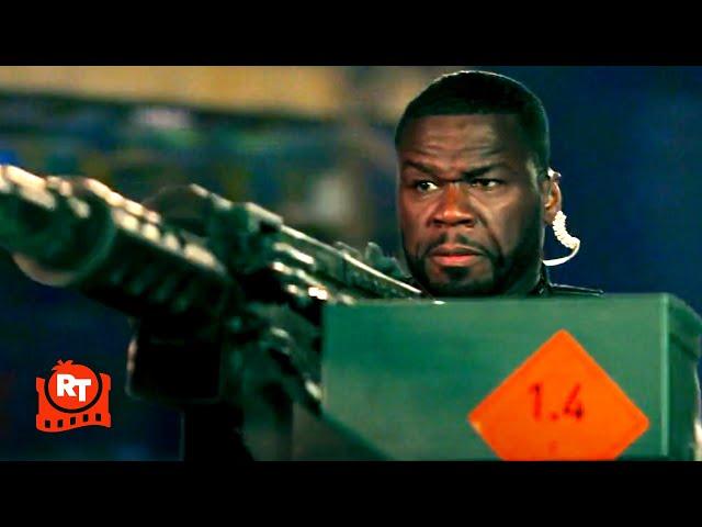 Expend4bles (2023) - 50 Cent Kicks Ass! Scene | Movieclips