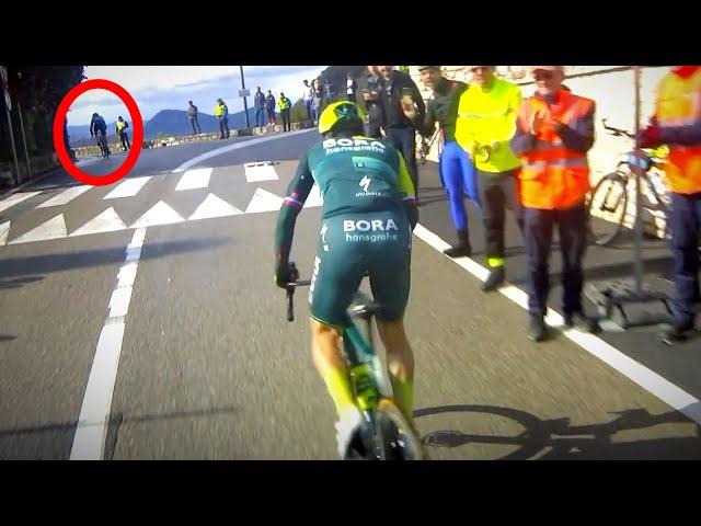 Primoz Roglic BADLY Cracks in the Cold on Col d'Eze | Paris-Nice 2024 Stage 8