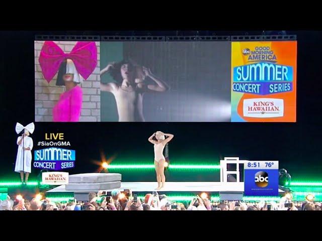 Sia - Chandelier - Live on Good Morning America - July 22,2016