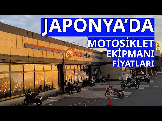 Japonya'da Motosiklet Ekipmanı Fiyatları (Temmuz 2024)