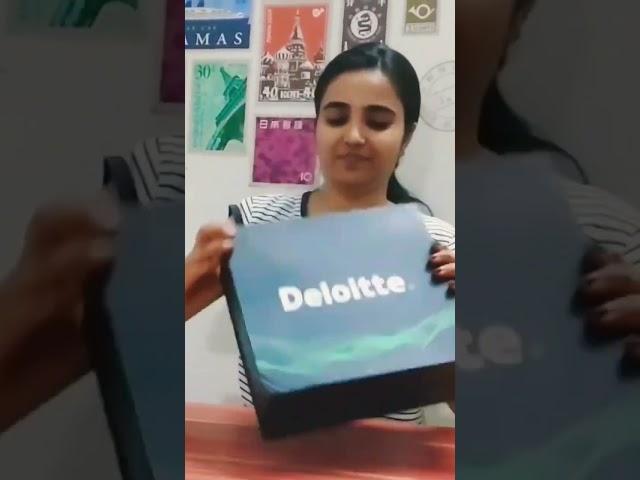 Deloitte USI welcome kit  #shorts #viral