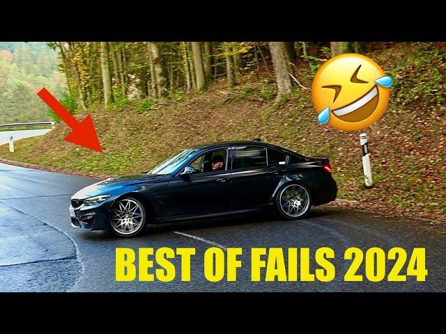 NÜRBURGRING BEST OF CAR FAILS, CLOSE CALL, POLICE 2024 - HUGE SAVE, Drifts, Burnout